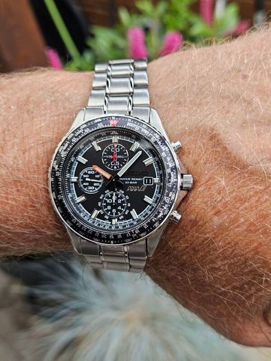 Watch Seiko "ANA" Pilot Chronograph.