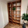 Immaculate Walnut Bookcase Image 4