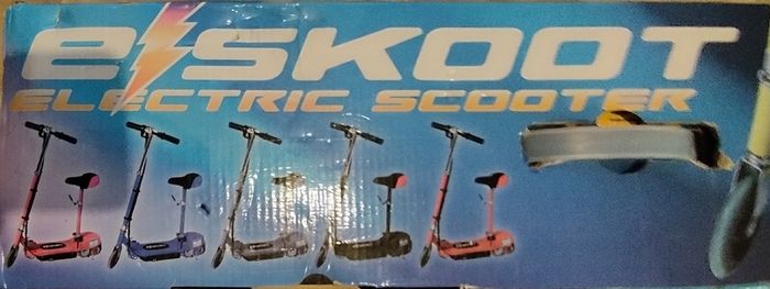 Eskoot Electric sit and ride on kids scooter