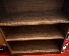 Bookcase shelf, wooden, brown