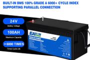 LiFePo4 Battery 100AH 100%  EVE/Great Power Cells Solar Battery 24v