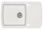 Granite Kitchen Sink Single Basin White