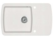 Granite Kitchen Sink Single Basin White