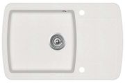 Granite Kitchen Sink Single Basin White