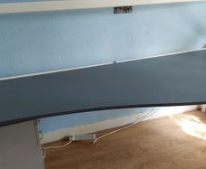 High sleeper bed with desk