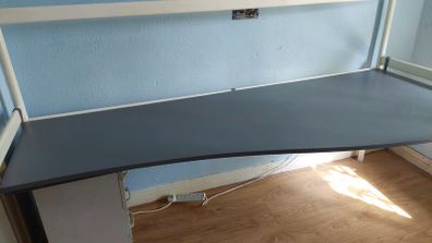 High sleeper bed with desk