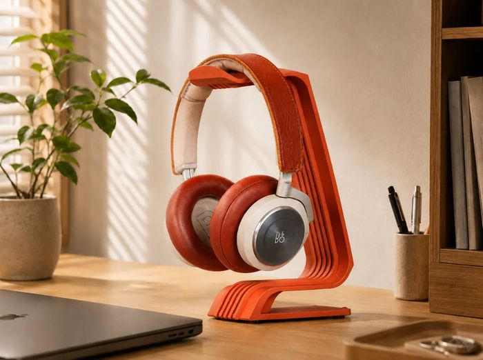 Modern Wave Headphone Stand  Choice of Colour  New