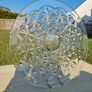 Large glass decorative plate Image 4