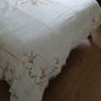 vintage embroidered bed cover Image 5
