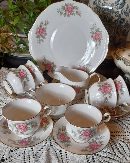 "Queen Ann" bone china tea set