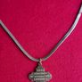 Vintage France Gold Plated Lourdes Pectoral  Cross and Chain Image 5