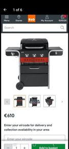 BBQ gas and charcoal