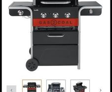 BBQ gas and charcoal
