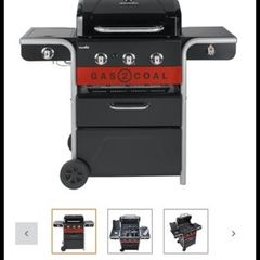 BBQ gas and charcoal