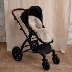 Baa Baby Fur Buggy Liner Grey