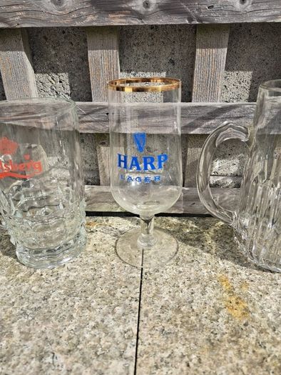 1960 70's beer Glasses