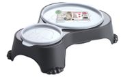 Pet Nova Cat Bowl Anthracite 1L + 0.28L