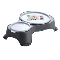 Pet Nova Cat Bowl Anthracite 1L + 0.28L