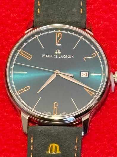 Maurice Lacroix Eliros Swiss Made Watch Green Dial Full Set