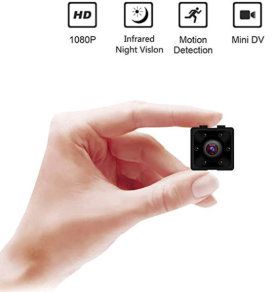 SQ11 Spy Camera, 1080P FHD Hidden Camera, Small Wireless Home Security Surveillance Mini Spy Cameras with Night Vision, Motion Detection, Indoor/Outdoor Mini Security Camera