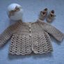 Handmade baby cardy sets 3-6 months Image 10