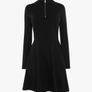 Karen Millen High Neck Zip Black Jersey Dress Image 4