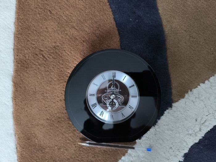 Dartington crystal clock