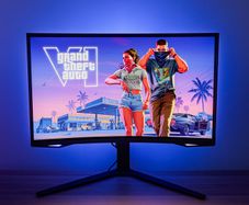 Samsung Odyssey G6, 27" Curved Gaming Monitor, QHD 2560x1440, 240hz