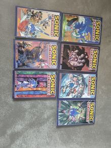 Sonic the hedgehog comic book 1 to 7