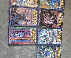 Sonic the hedgehog comic book 1 to 7