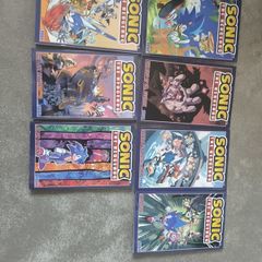 Sonic the hedgehog comic book 1 to 7