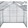 Aluminium Greenhouse Garden Greenhouse Various Models 250 x 185 x 195 cm with Base Image 4