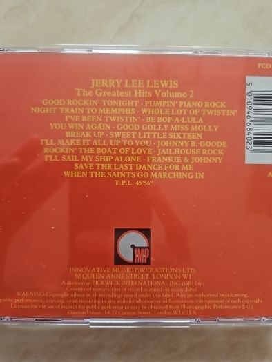 Jerry Lee Lewis CD - Greatest Hits Vol.2