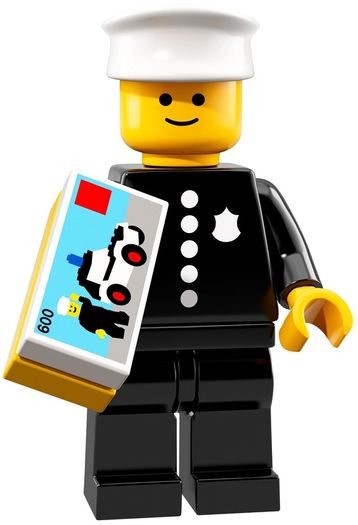 LEGO Minifigures Series 18 - Rare Classic Police Officer 1978 (71021)