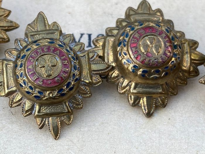 4 WWII British Officers Rank/PIPS Barges