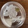 Vintage French lead crystal lidded trinket dish Image 7