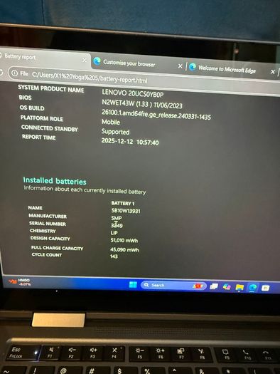 Lenovo X1 Yoga Gen 5 2in1 Laptop i7/16GB/512SSD/UHD