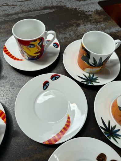 knuttel espresso cups & saucers
