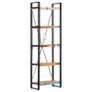 5-Tier Bookcase 60x30x180 cm Solid Reclaimed Wood Image 7