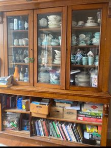 Antique Dresser bookcase in oak
