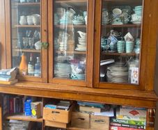 Antique Dresser bookcase in oak