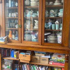Antique Dresser bookcase in oak