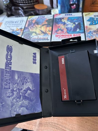 Sega Master System console and games Sonic