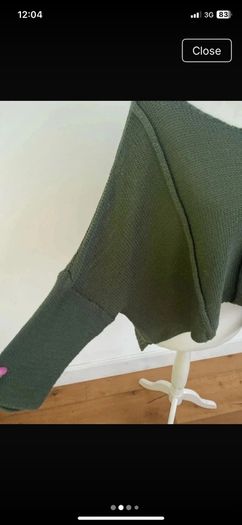 Asymmetric cotton knit size 10-12