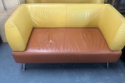 Yellow and orange couch