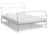 main image for ad Bed Frame White Metal 140x200 cm