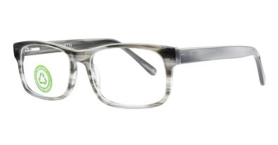 TWO PAIRS of Earth Grayson Grey and Black Uni Sex Prescription Eye Glasses (Both Brand New)