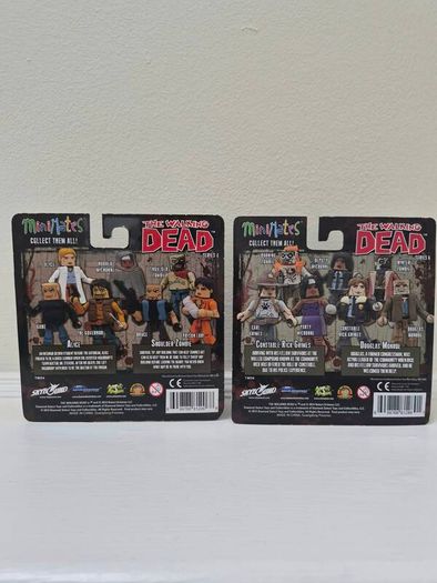 The Walking Dead Minimates Set Rick Grimes Douglas Monroe Alice and Walker
