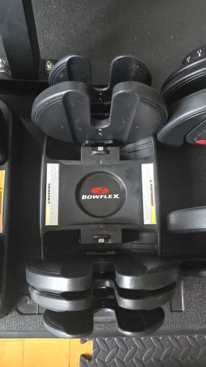 Pair of Bowflex 552i Adjustable Dumbbells 2-24kg
