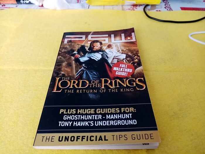 The Lord of the Rings The Return of the King complete walkthru guide PlayStation 1 Ps1 Games PlayStation 2 Ps2 Games Original